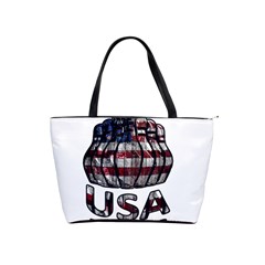 Usa Bowling  Shoulder Handbags by Valentinaart