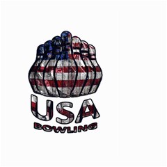 Usa Bowling  Large Garden Flag (two Sides) by Valentinaart