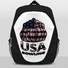 Usa Bowling  Backpack Bag by Valentinaart