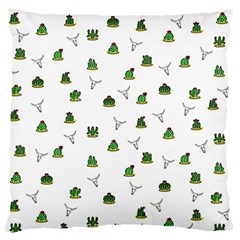 Cactus Pattern Standard Flano Cushion Case (two Sides) by Valentinaart