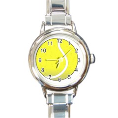 Tennis Ball Ball Sport Fitness Round Italian Charm Watch by Nexatart