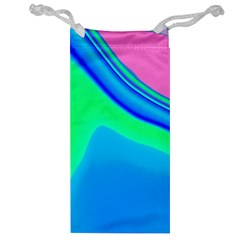 Aurora Color Rainbow Space Blue Sky Jewelry Bag by Mariart