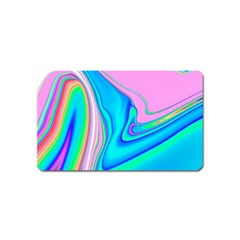 Aurora Color Rainbow Space Blue Sky Purple Yellow Green Pink Red Magnet (name Card) by Mariart