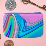 Aurora Color Rainbow Space Blue Sky Purple Yellow Green Pink Red Large Coin Purse Back