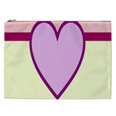 Cute Gender Gendercute Flags Love Heart Line Valentine Cosmetic Bag (xxl)  by Mariart