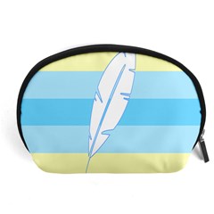 Feather Flags Accessory Pouches (large)  by Mariart