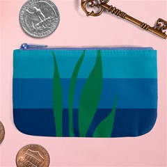 Gender Sea Flags Leaf Large Coin Purse by Mariart