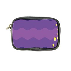 Glimragender Flags Wave Waves Chevron Purple Blue Star Yellow Space Coin Purse by Mariart