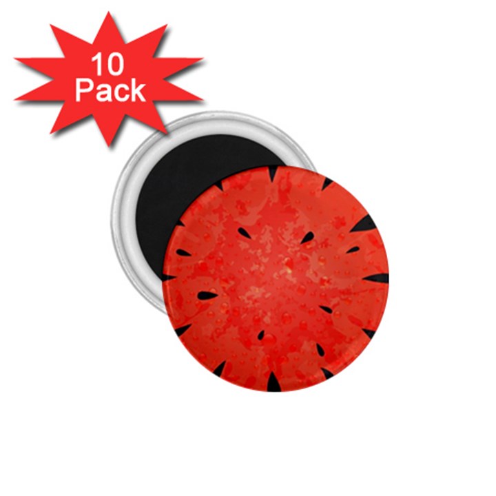 Summer watermelon design 1.75  Magnets (10 pack) 