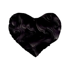 Map Curves Dark Standard 16  Premium Heart Shape Cushions by Mariart