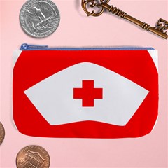 Tabla Laboral Sign Red White Large Coin Purse by Mariart