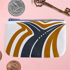 Transparent All Road Tours Bus Charter Street Large Coin Purse by Mariart