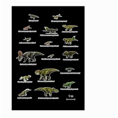 Dinosaurs Names Large Garden Flag (two Sides) by Valentinaart