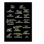 Dinosaurs names Large Garden Flag (Two Sides) Back