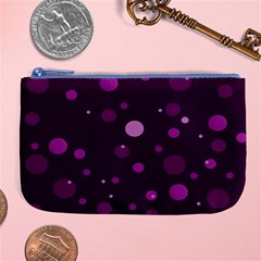 Decorative Dots Pattern Large Coin Purse by ValentinaDesign