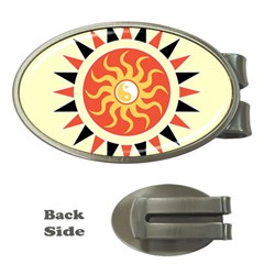 Yin Yang Sunshine Money Clips (oval)  by linceazul