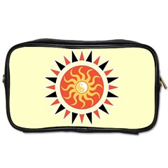 Yin Yang Sunshine Toiletries Bags by linceazul