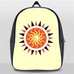 Yin Yang Sunshine School Bags (XL)  Front