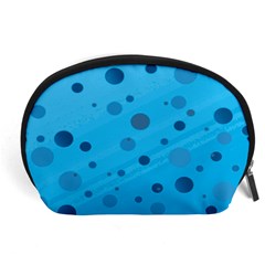 Decorative Dots Pattern Accessory Pouches (large)  by ValentinaDesign