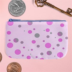 Decorative Dots Pattern Large Coin Purse by ValentinaDesign