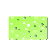 Decorative Dots Pattern Magnet (name Card) by ValentinaDesign