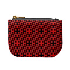 Abstract Background Red Black Mini Coin Purses by Nexatart