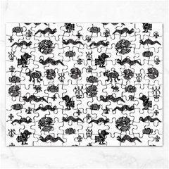 Aztecs Pattern Rectangular Jigsaw Puzzl by ValentinaDesign