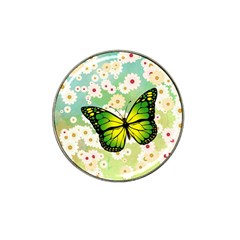 Green Butterfly Hat Clip Ball Marker (10 Pack) by linceazul