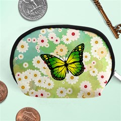 Green Butterfly Accessory Pouches (medium)  by linceazul