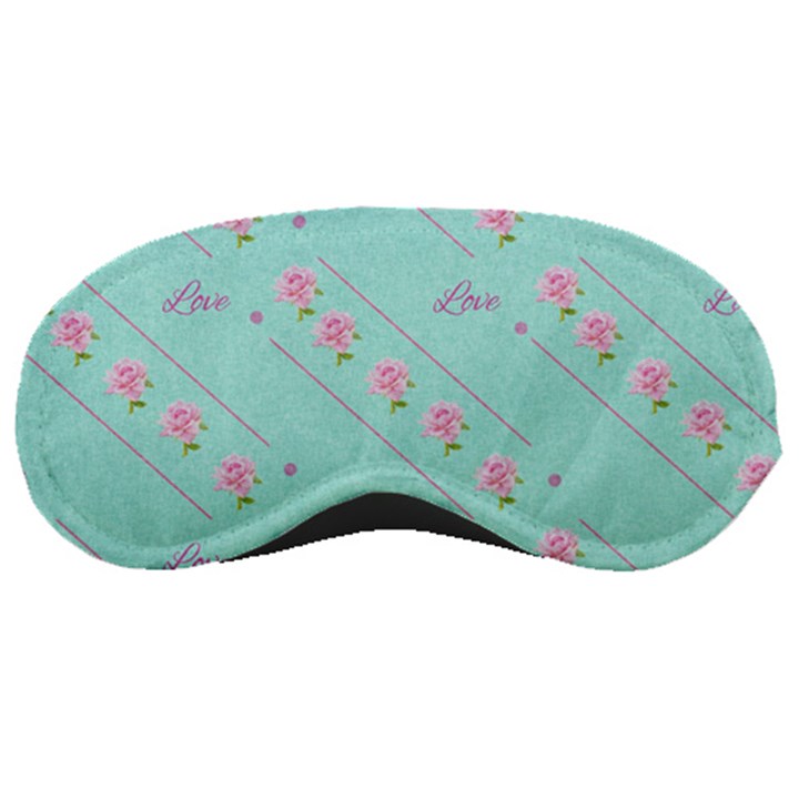 Flower Pink Love Background Texture Sleeping Masks