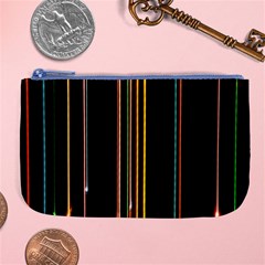 Fallen Christmas Lights And Light Trails Large Coin Purse by Mariart