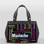 Mustache Office Handbags Front