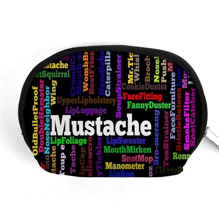 Mustache Accessory Pouches (Medium) 