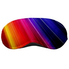 Multicolor Light Beam Line Rainbow Red Blue Orange Gold Purple Pink Sleeping Masks by Mariart