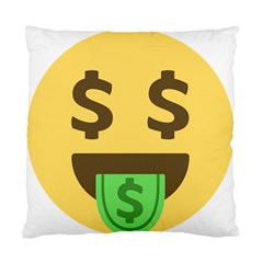 Money Face Emoji Standard Cushion Case (one Side) by BestEmojis