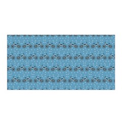 Bicycles Pattern Satin Wrap by linceazul