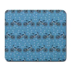 Bicycles Pattern Large Mousepads by linceazul