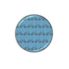 Bicycles Pattern Hat Clip Ball Marker (10 Pack) by linceazul