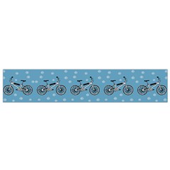 Bicycles Pattern Flano Scarf (small)  by linceazul