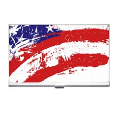 Red White Blue Star Flag Business Card Holders by Mariart