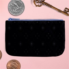 Star Black Large Coin Purse by Mariart