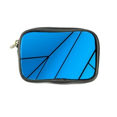 Technical Line Blue Black Coin Purse by Mariart