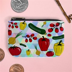 Vegetables Cucumber Tomato Mini Coin Purses by Nexatart