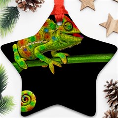 Chameleons Star Ornament (two Sides) by Valentinaart