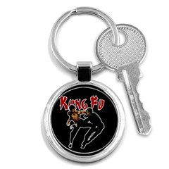 Kung Fu  Key Chains (round)  by Valentinaart