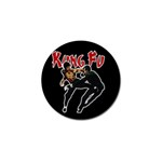 Kung Fu  Golf Ball Marker Front