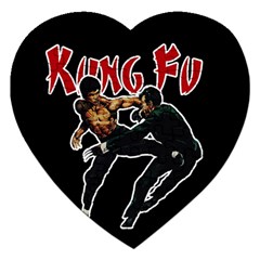 Kung Fu  Jigsaw Puzzle (heart) by Valentinaart