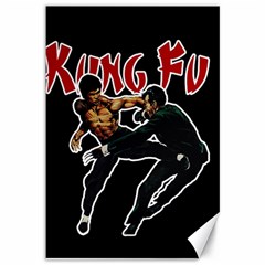 Kung Fu  Canvas 12  X 18   by Valentinaart