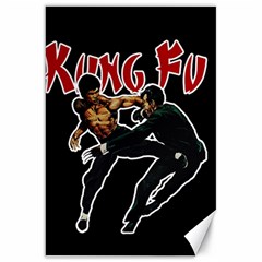 Kung Fu  Canvas 20  X 30   by Valentinaart