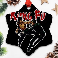 Kung Fu  Ornament (snowflake) by Valentinaart